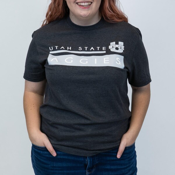 CI Sport, Charcoal, Utah State, U-State, Aggies, T-Shirt
